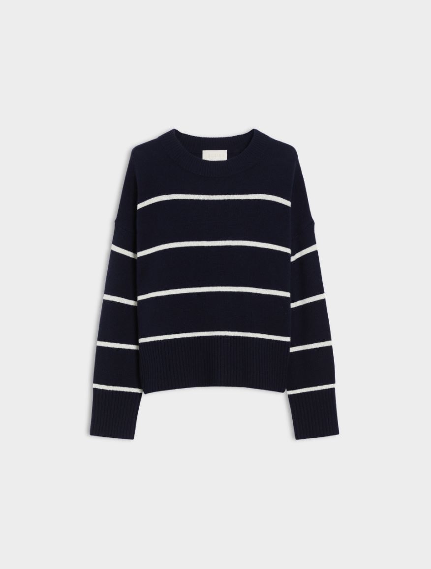 Cashmere blend sweater - NAVY - Iblues - 5