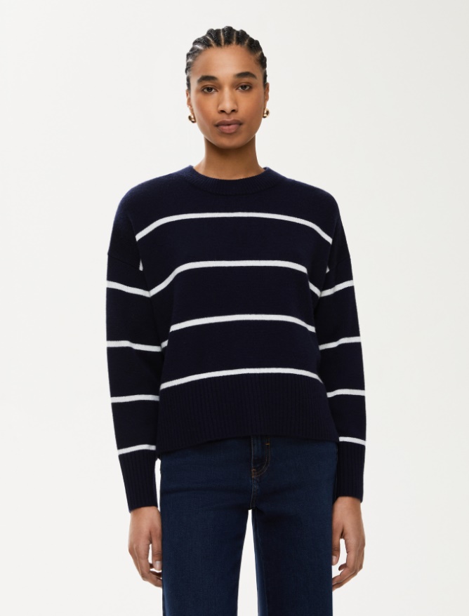 Cashmere blend sweater - NAVY - Iblues