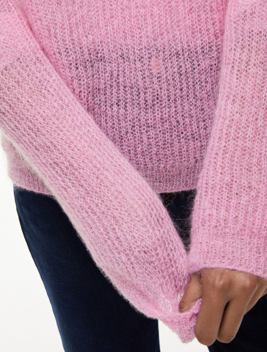 Relaxed-fit sweater - PINK - Iblues - 3