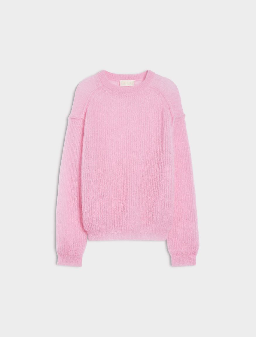 Relaxed-fit sweater - PINK - Iblues - 5