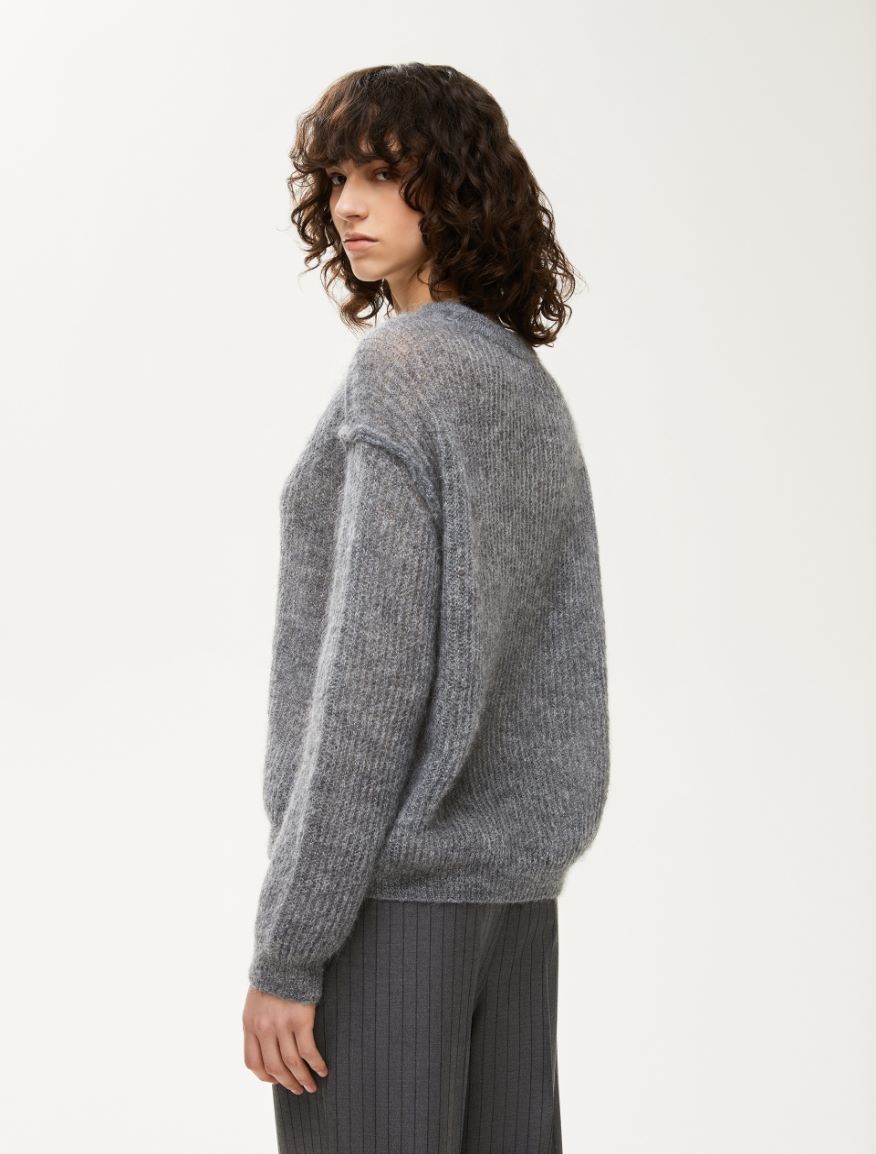 Relaxed-fit sweater - GREY - Iblues - 2