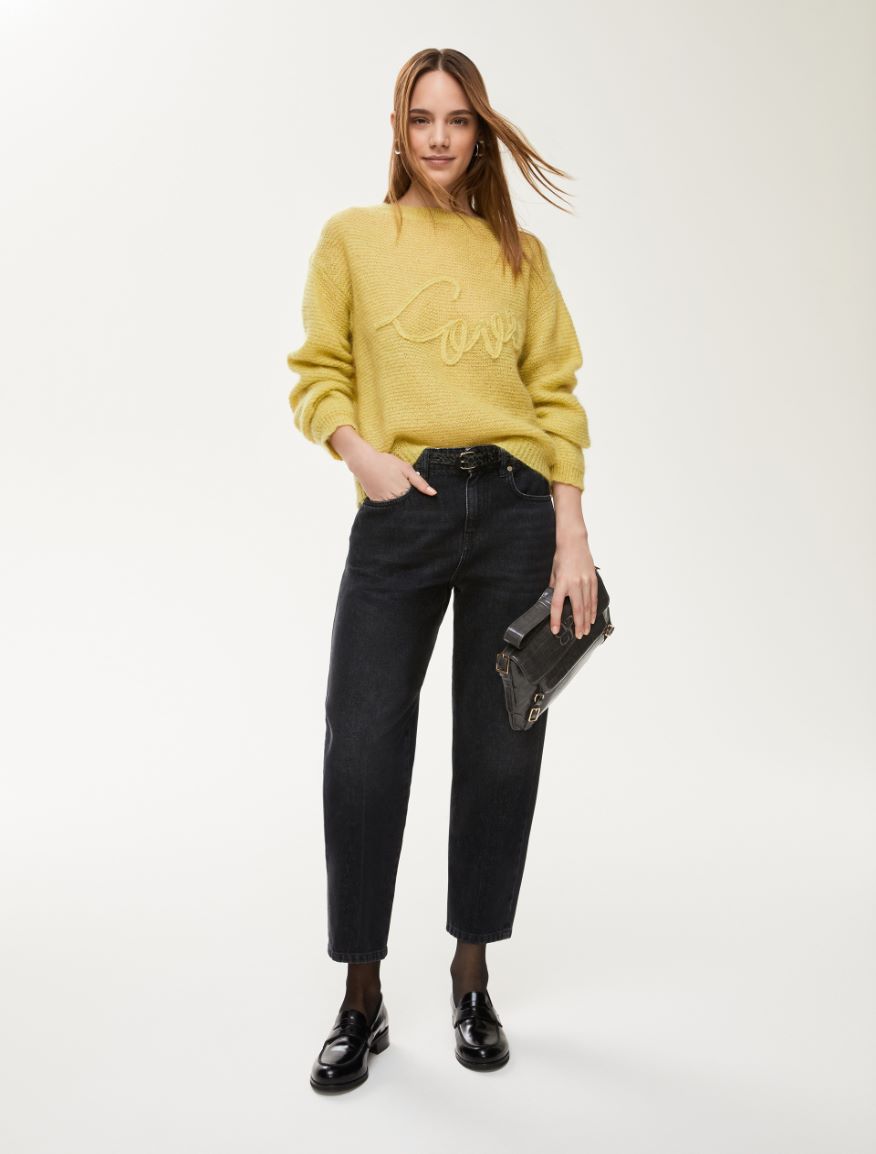 Embroidered sweater - OLIVE - Iblues - 3