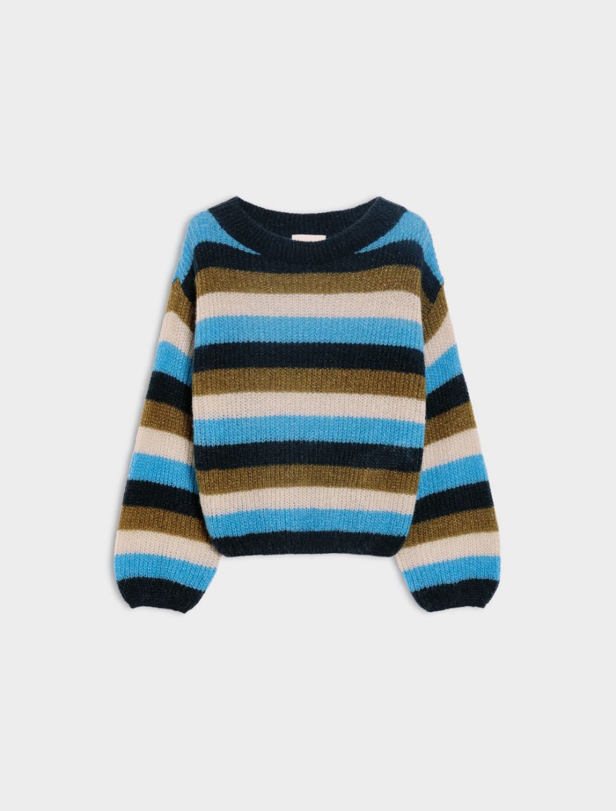 Cocoon sweater - NAVY - Iblues - 5