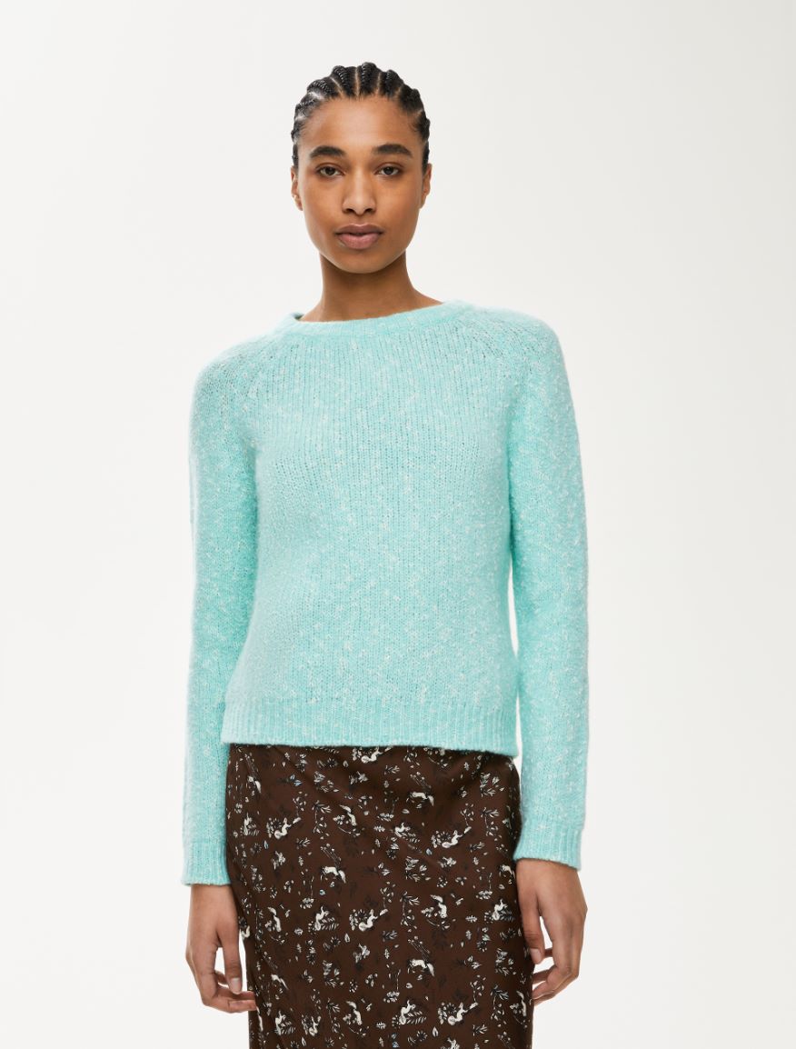 Relaxed-fit sweater - TURQUOISE - Iblues