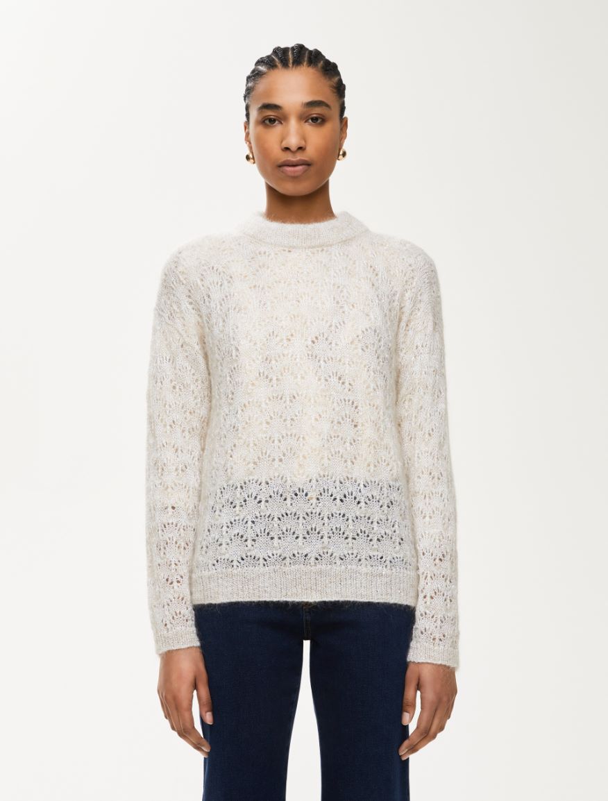 Mohair-blend sweater - PAPYRUS - Iblues - 4