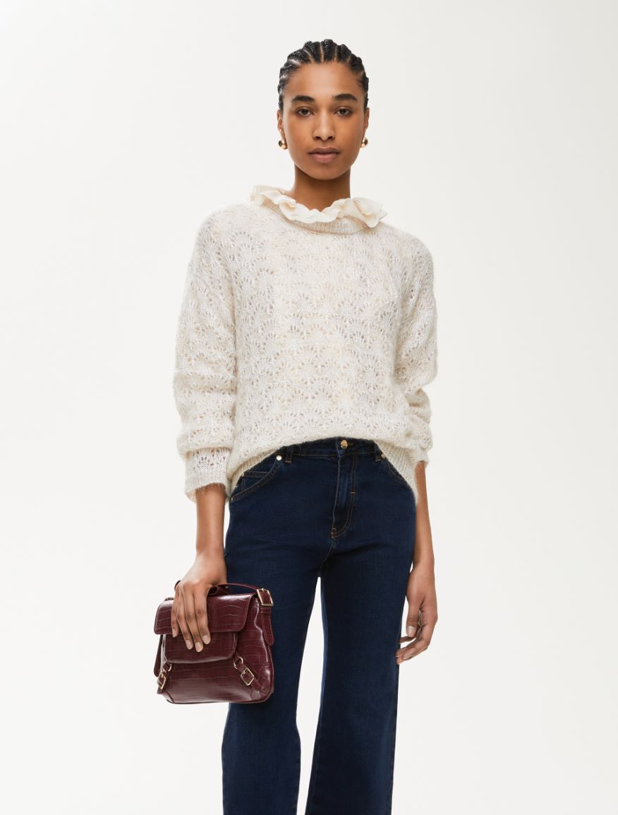 Mohair-blend sweater - PAPYRUS - Iblues