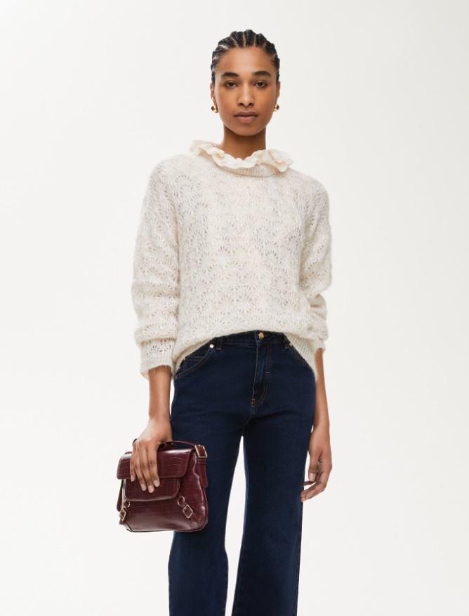 Mohair-blend sweater - PAPYRUS - Iblues