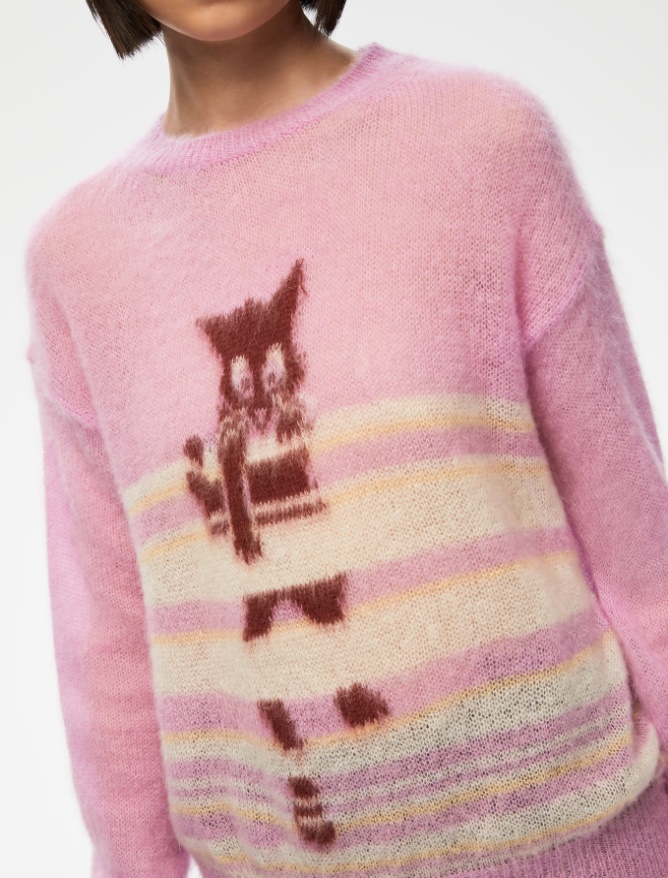 Inlay-knit sweater - 