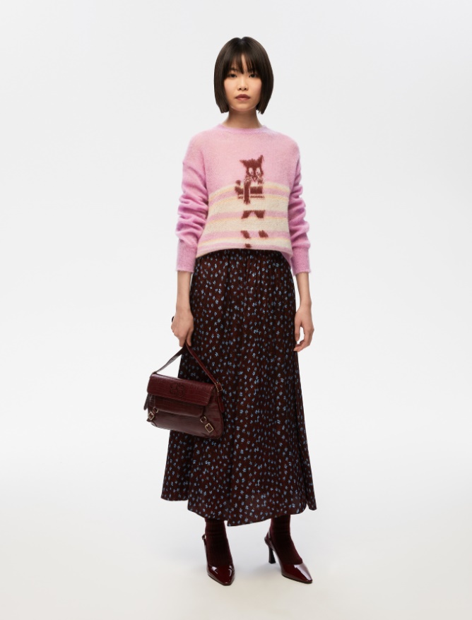 Inlay-knit sweater - 