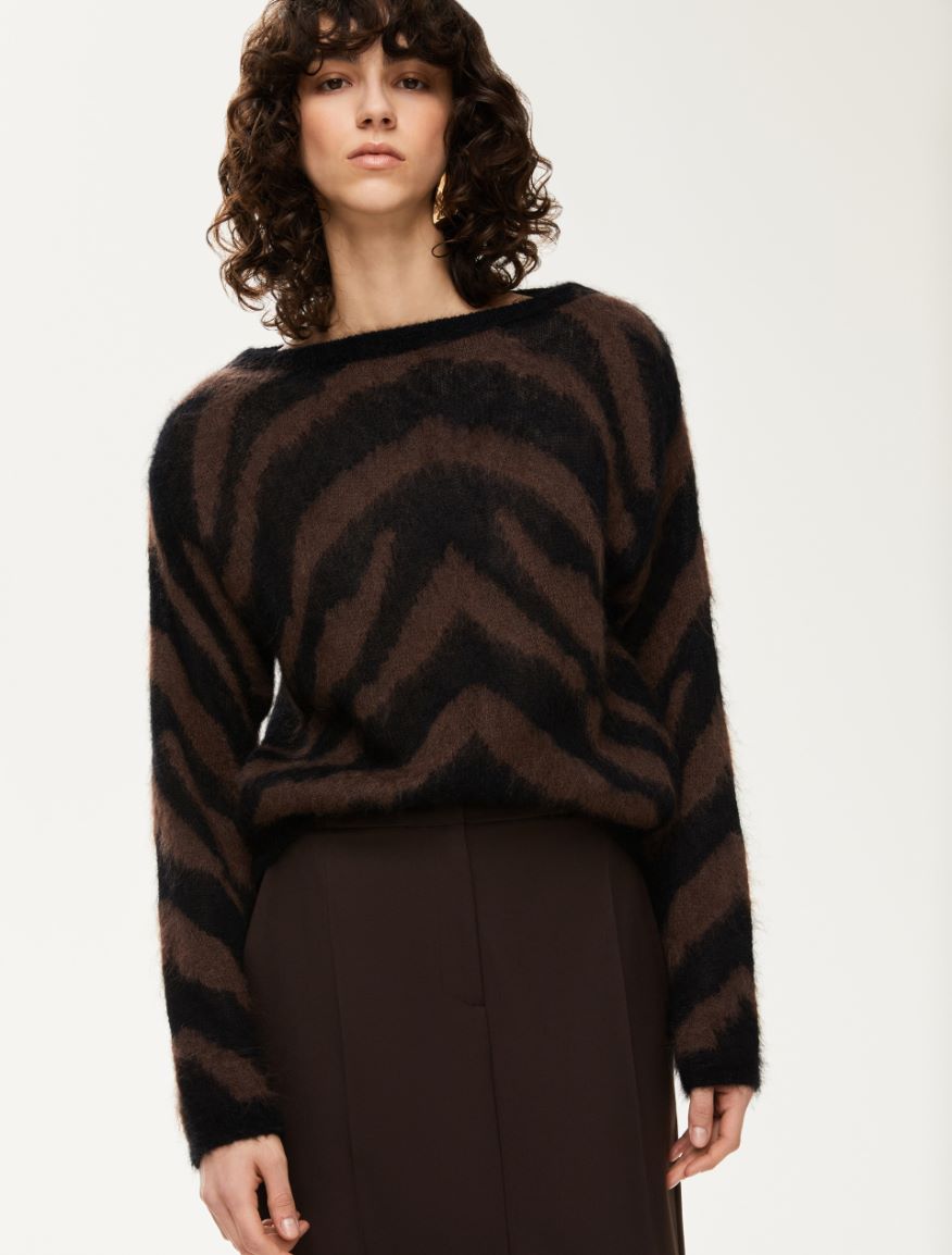 Relaxed-fit sweater - BLACK - Iblues - 4