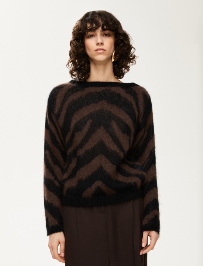 Relaxed-fit sweater - BLACK - Iblues