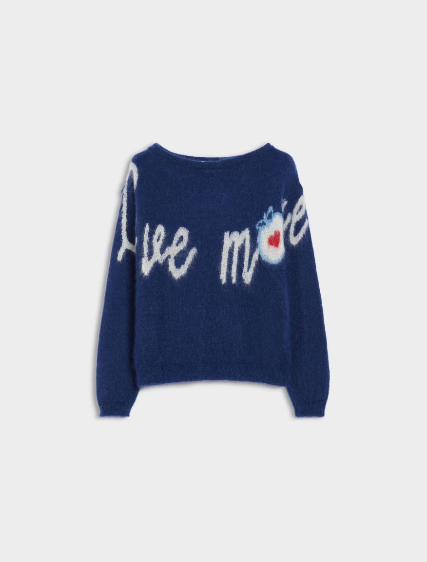 Relaxed-fit sweater - NAVY - Iblues - 5