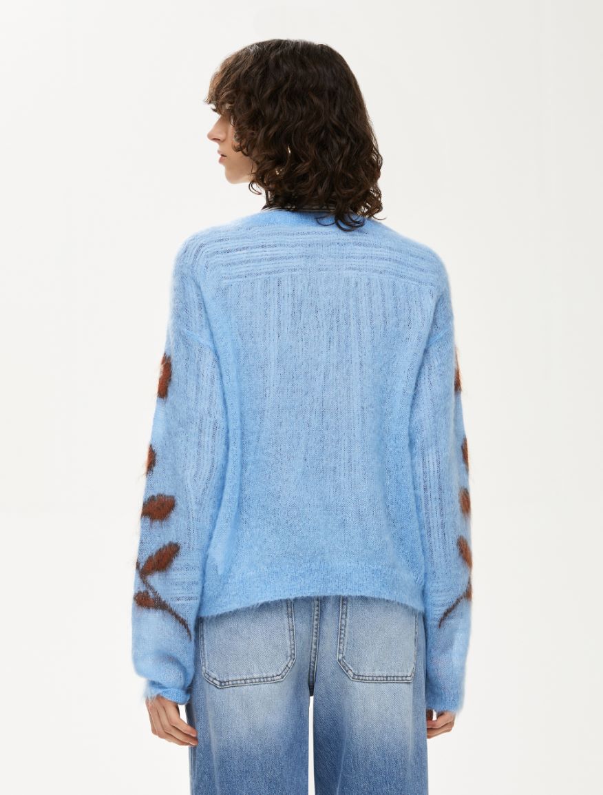 Relaxed-fit sweater - LIGHT BLUE - Iblues - 2