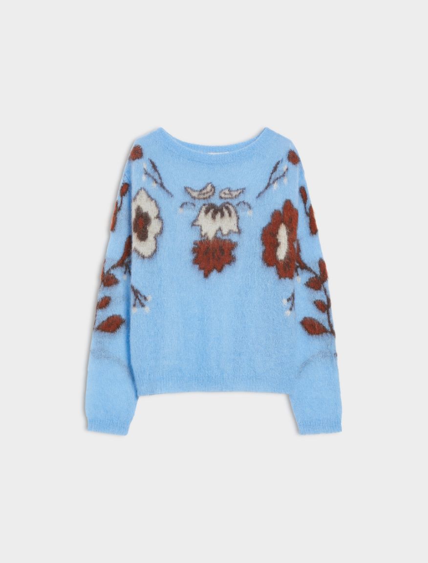 Relaxed-fit sweater - LIGHT BLUE - Iblues - 5