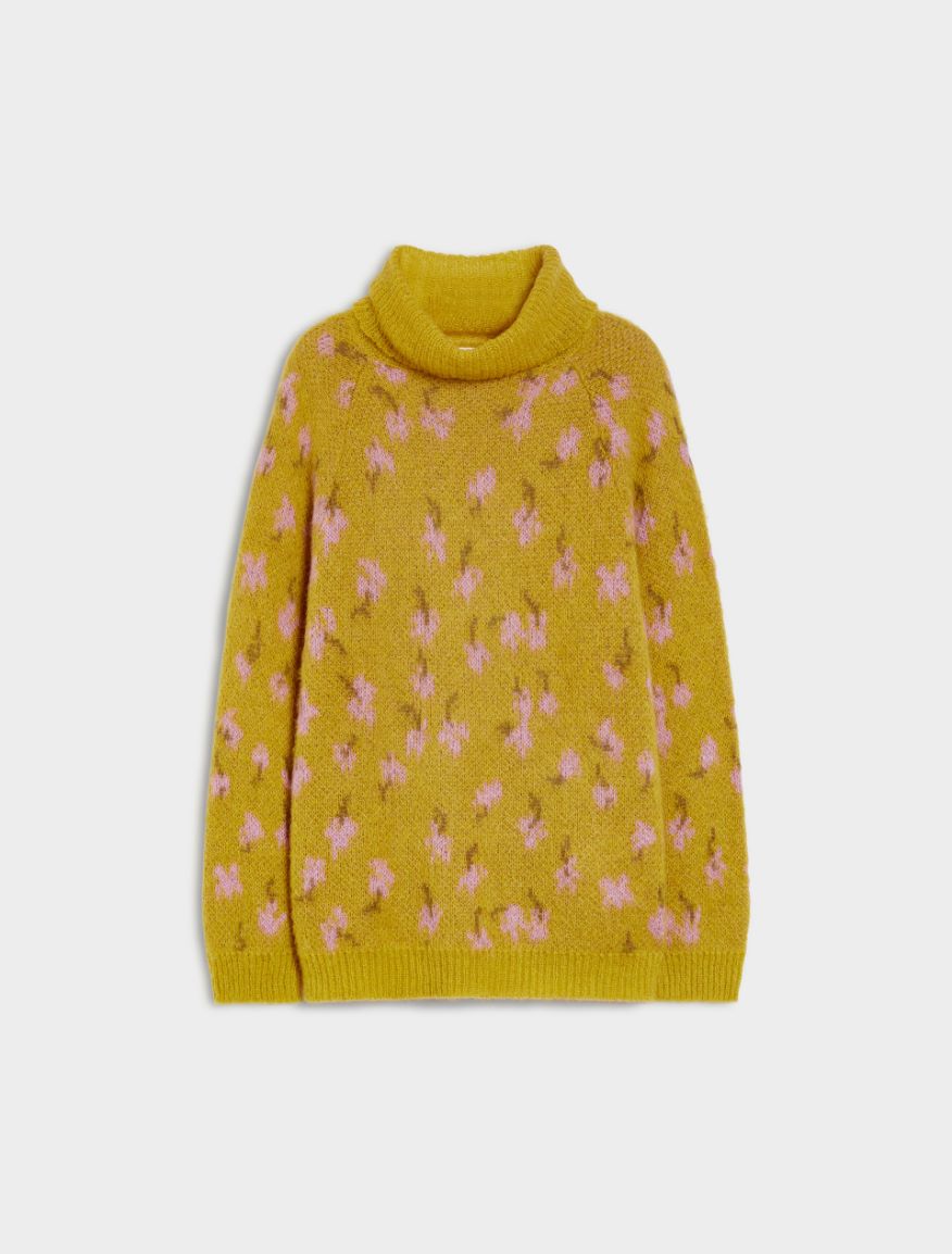 High-neck sweater - OIL GREEN - Iblues - 5