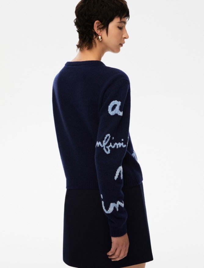 Inlay-knit sweater - 