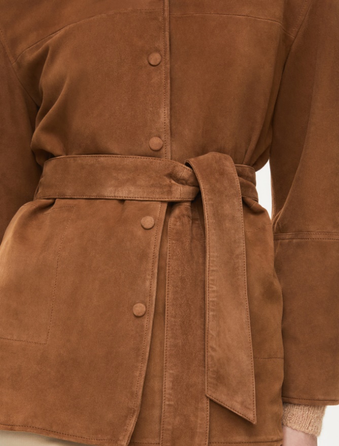 Leather shacket - 