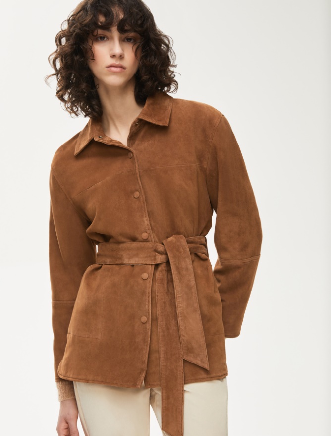 Leather shacket - 