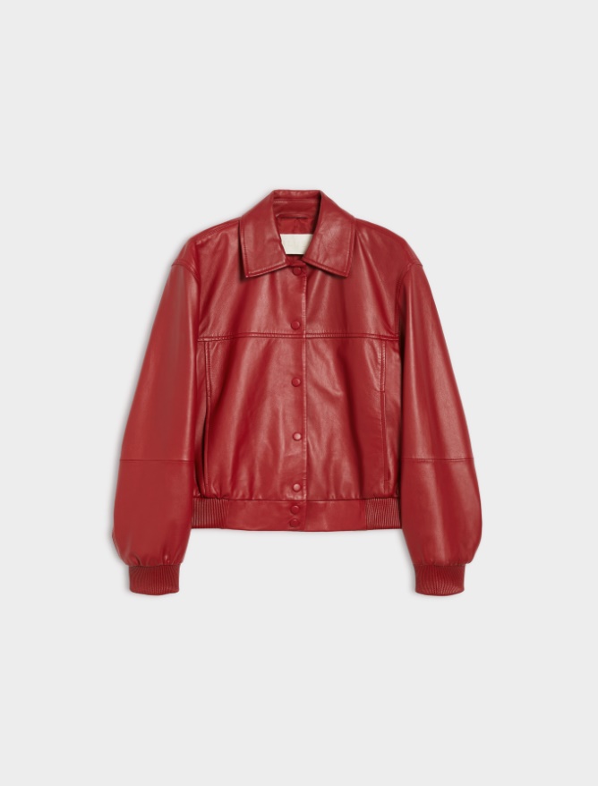 Nappa leather bomber jacket - 