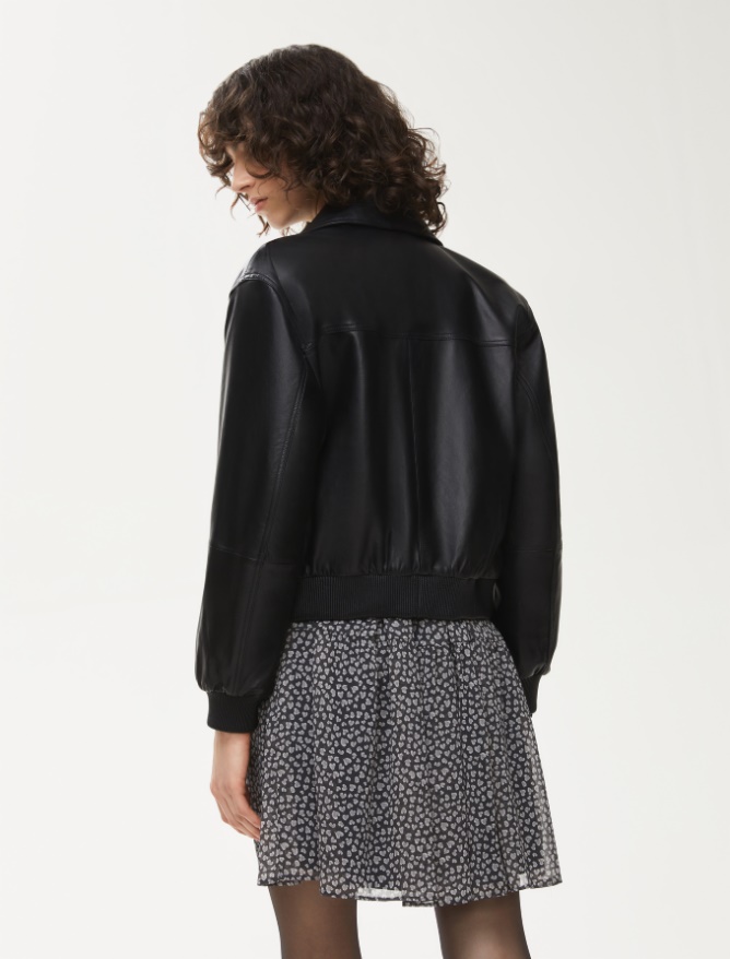 Nappa leather bomber jacket - 