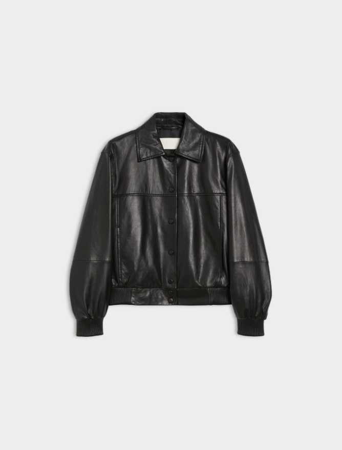 Nappa leather bomber jacket - 