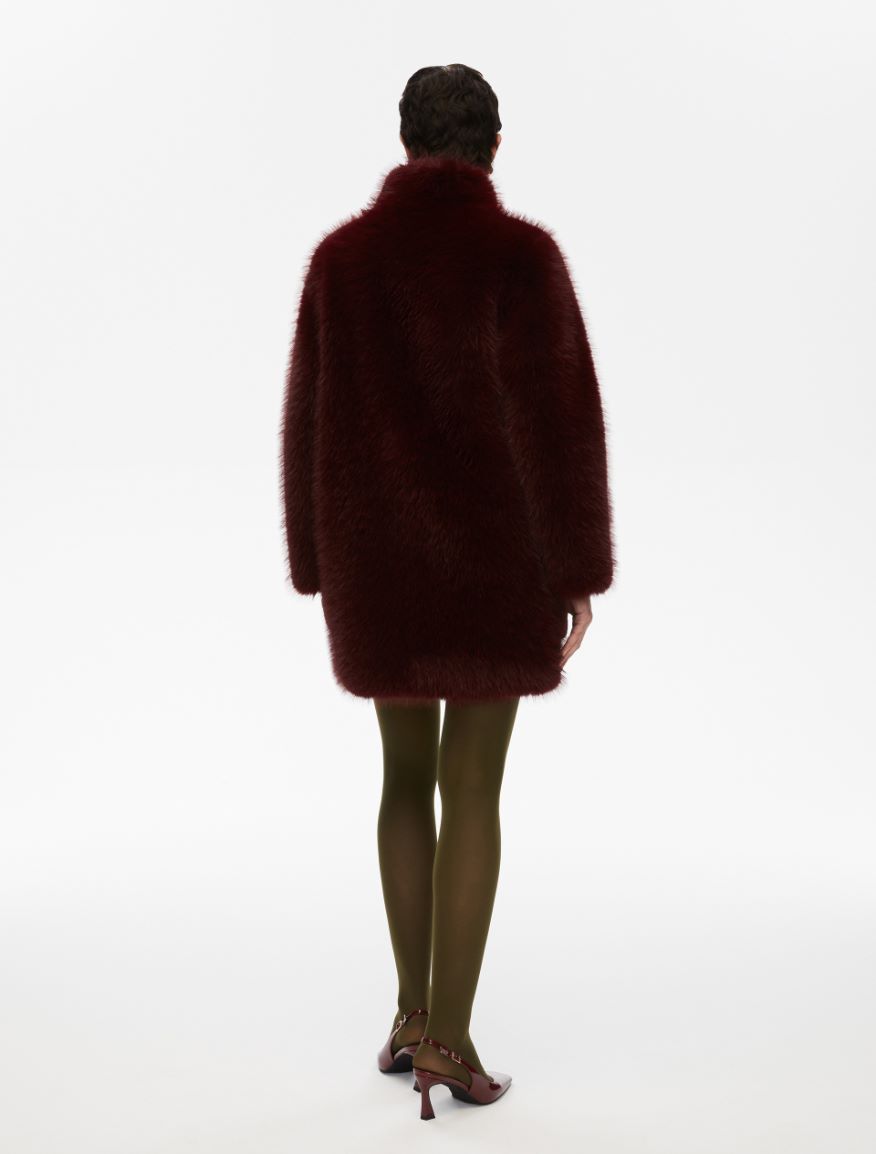 Wraparound jacket - WINE RED - Iblues - 2