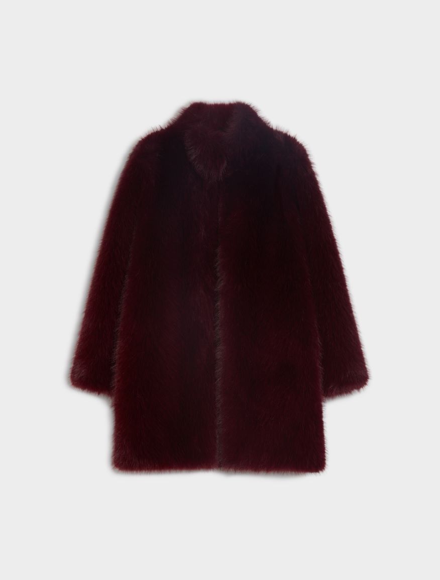 Wraparound jacket - WINE RED - Iblues - 5
