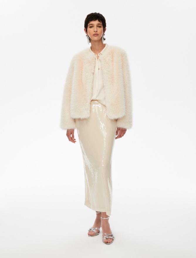 Relaxed-fit jacket - WOOL WHITE - Iblues