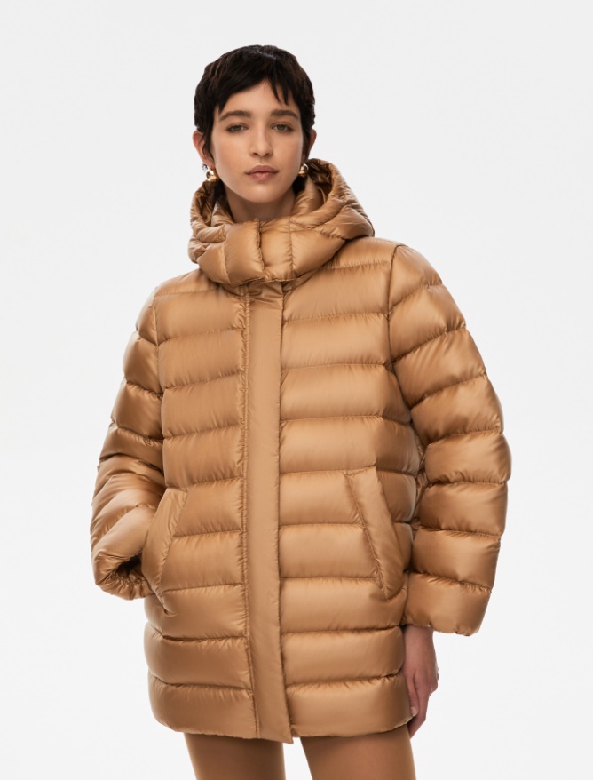 Egg-shaped down jacket - 