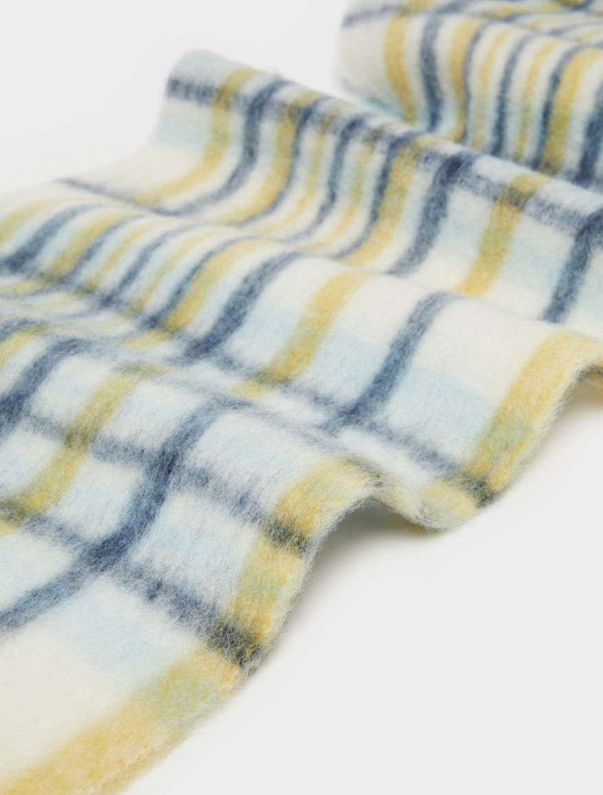 Wool-blend scarf - LIGHT BLUE - Iblues - 2