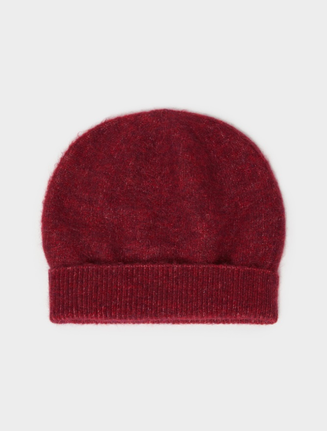 Alpaca-blend beanie hat - 