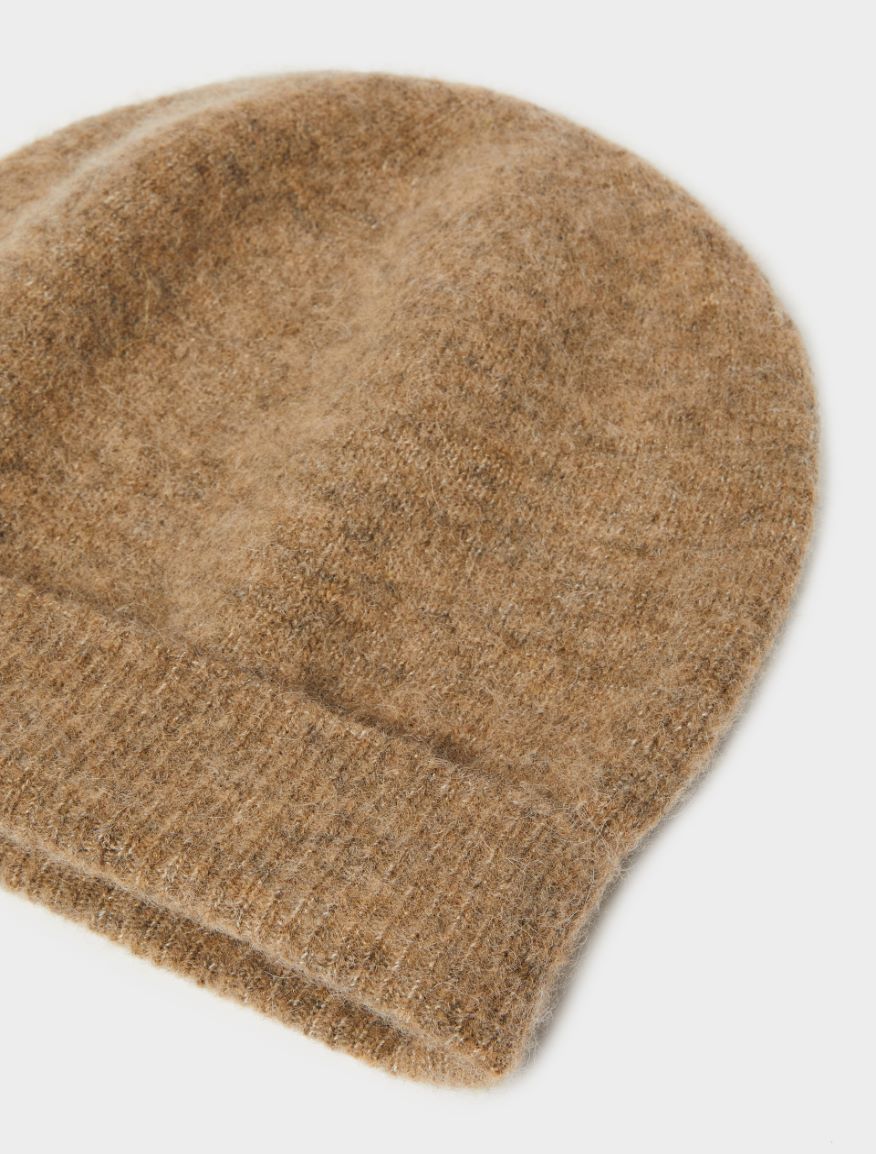 Alpaca-blend beanie hat - NUT - Iblues - 2