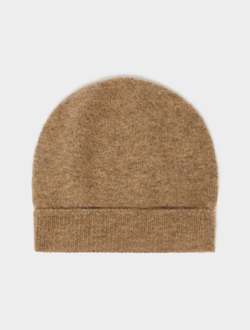 Alpaca-blend beanie hat - NUT - Iblues