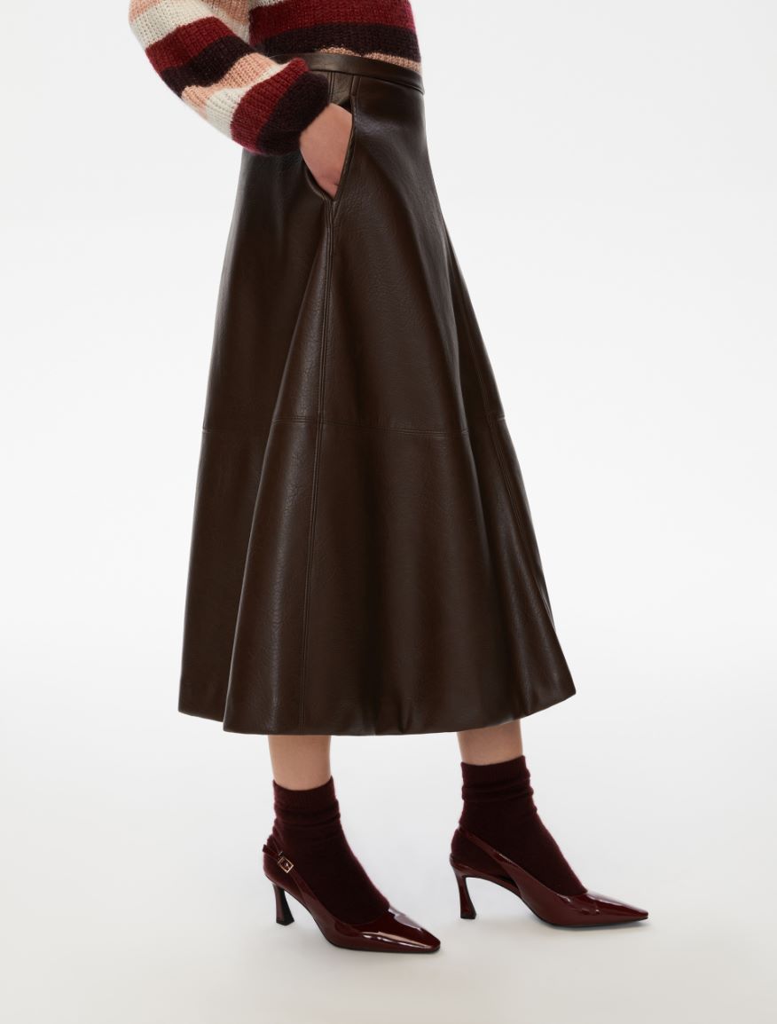 Full skirt - BROWN - Iblues - 3