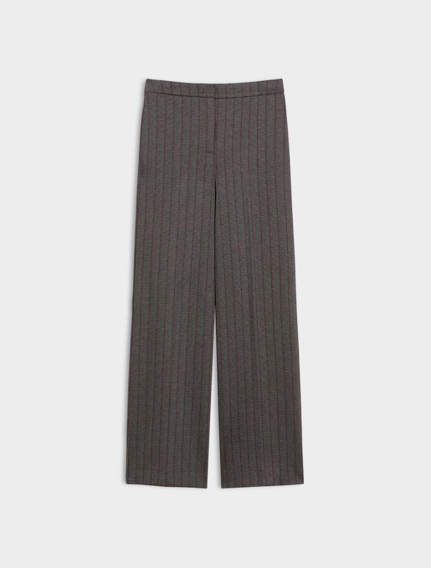 Wide trousers - DARK BROWN - Iblues - 5