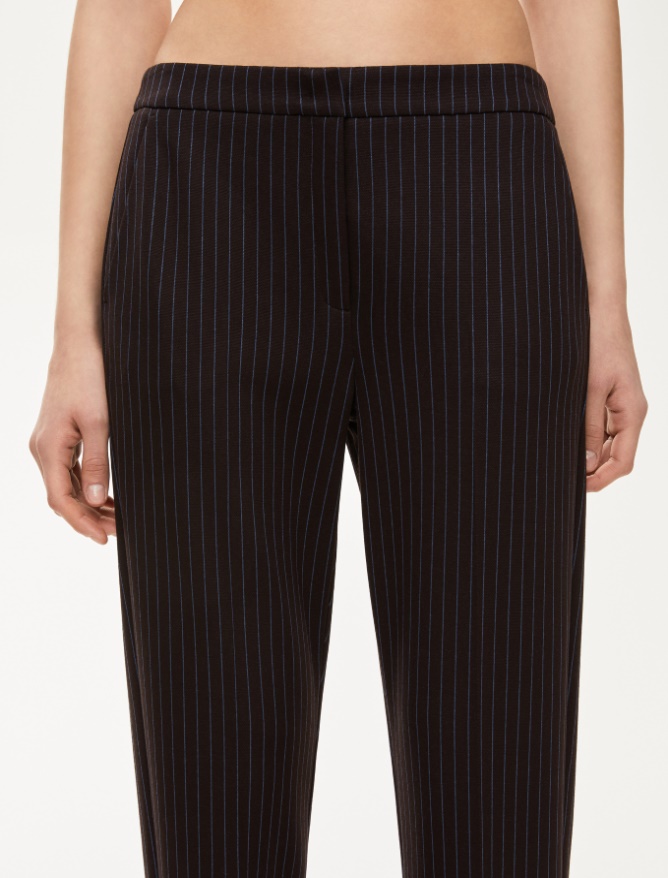 Pantaloni semiaderenti - MARRONE