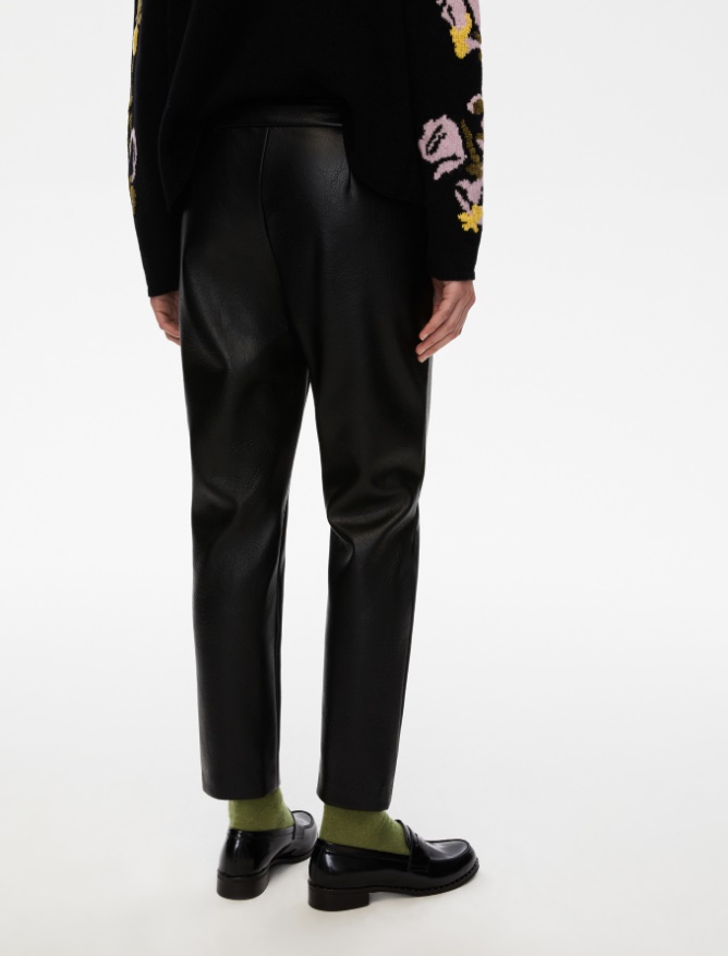 Pantaloni semiaderenti - NERO