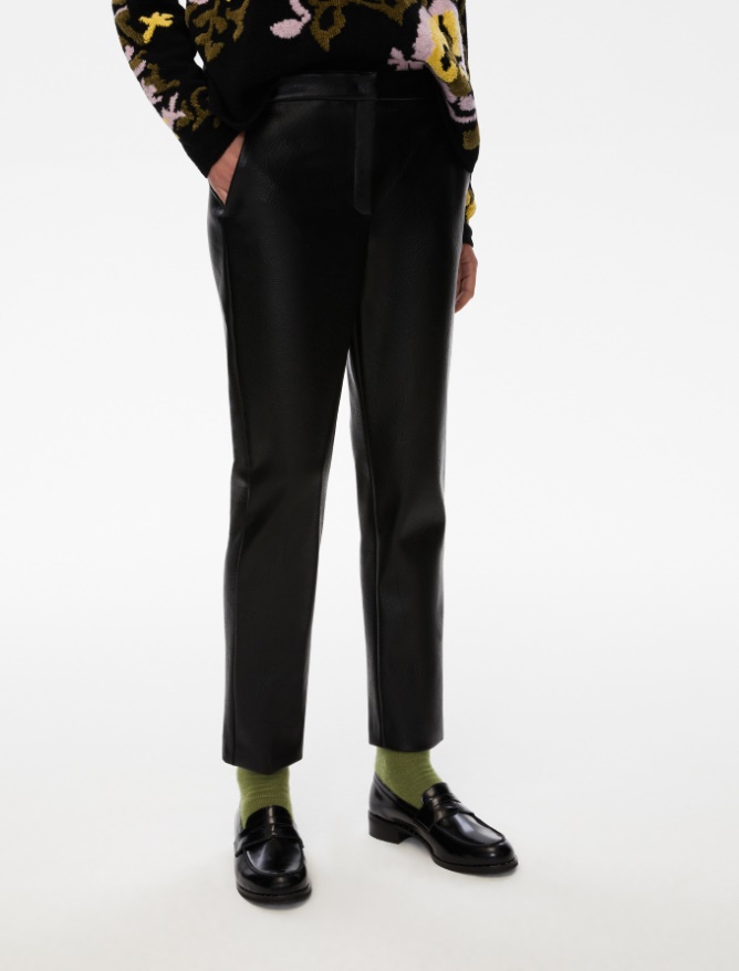 Pantaloni semiaderenti - NERO
