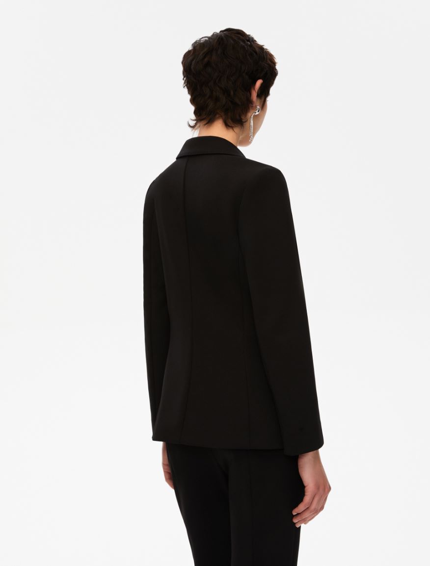 Slim-fit blazer - BLACK - Iblues - 2