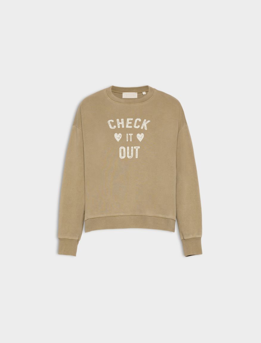 Oversized sweatshirt - BROWN - Iblues - 5