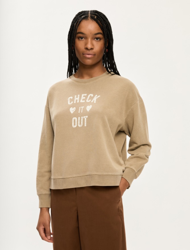 Oversized sweatshirt - BROWN - Iblues