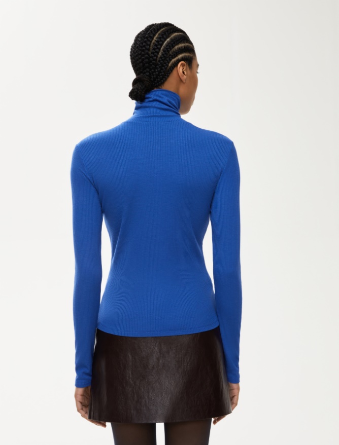 Slim-fit polo-neck sweater - 