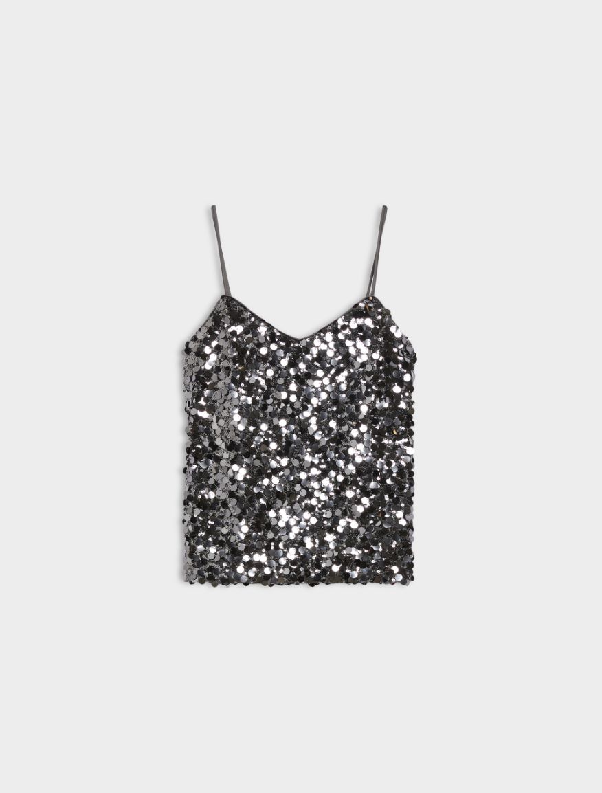 Sequin top - BARREL - Iblues - 5
