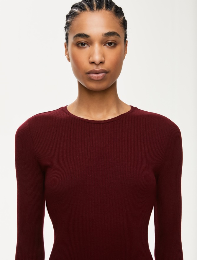 Rib-knit T-shirt - 