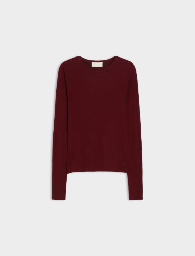 Rib-knit T-shirt - 