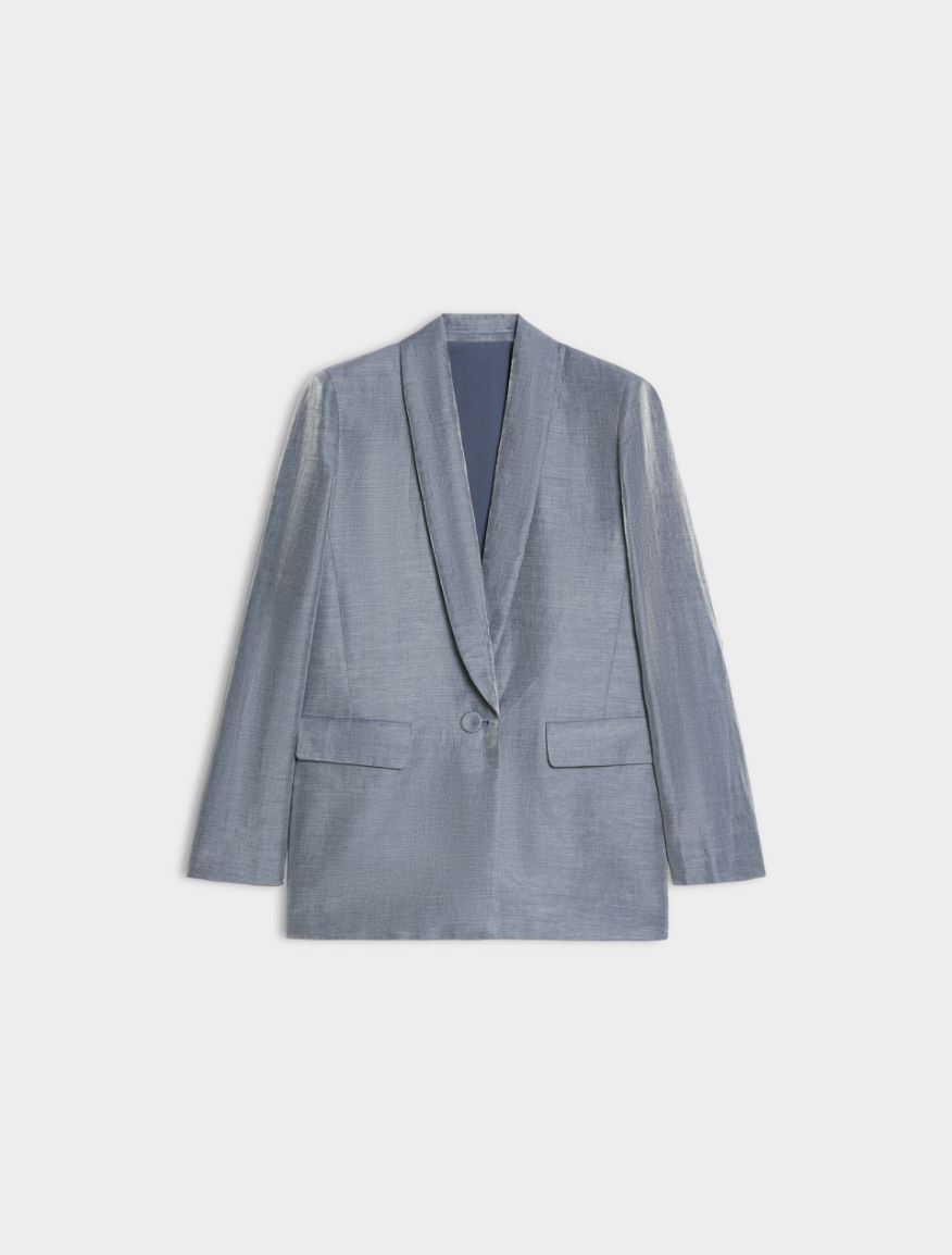 Satin blazer - AVIO - Iblues - 5