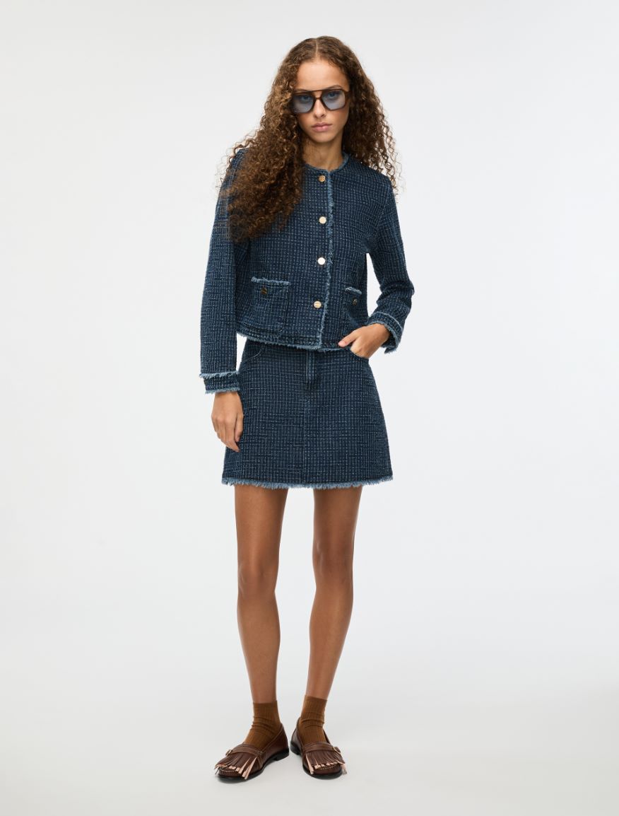 Boxy jacket - BLUE JEANS - Iblues - 4