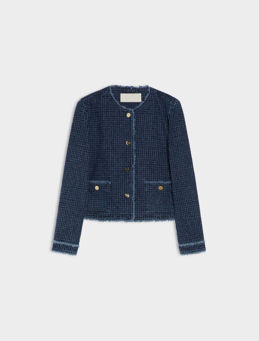 Boxy jacket - BLUE JEANS - Iblues - 5