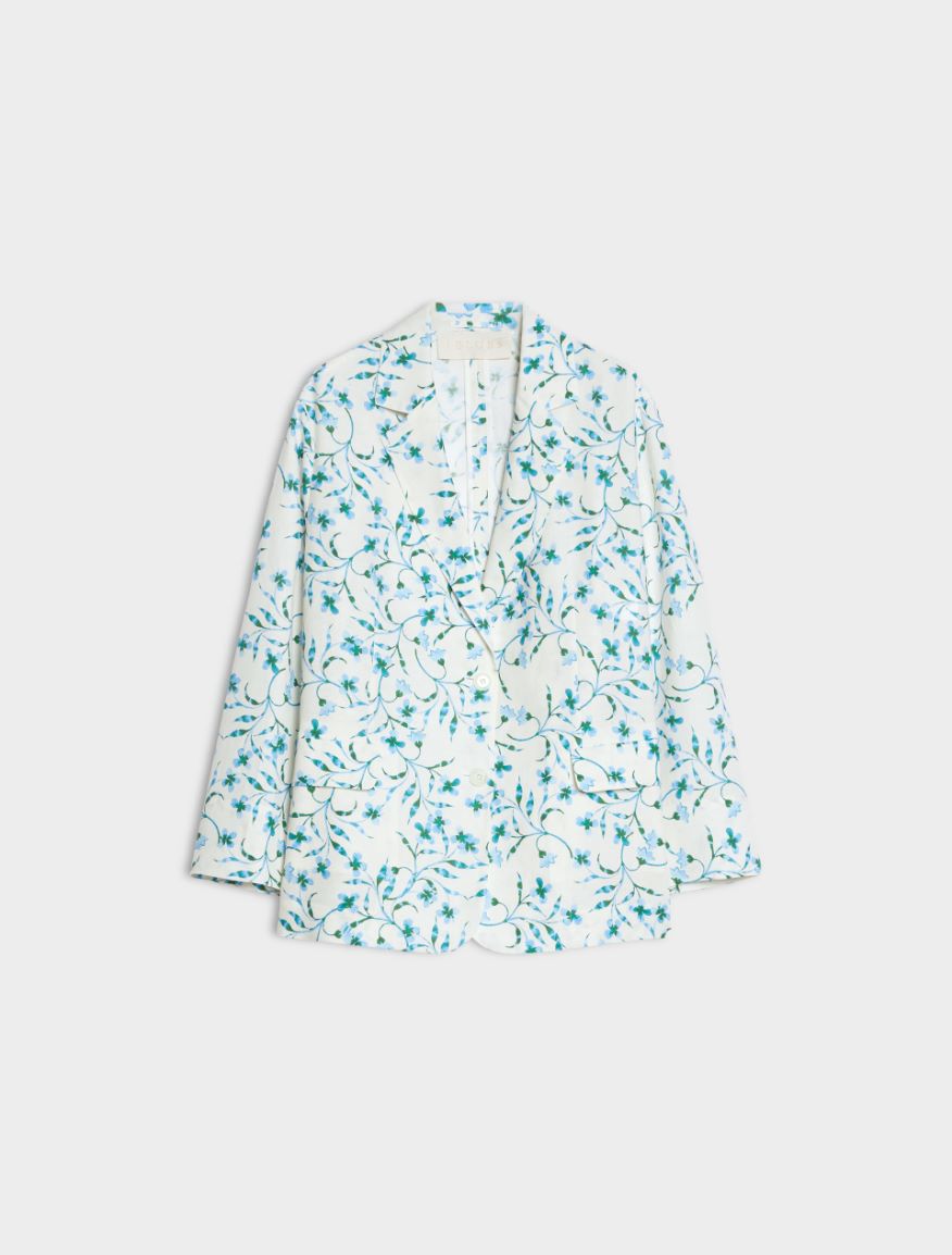 Oversized blazer - IVORY - Iblues - 5