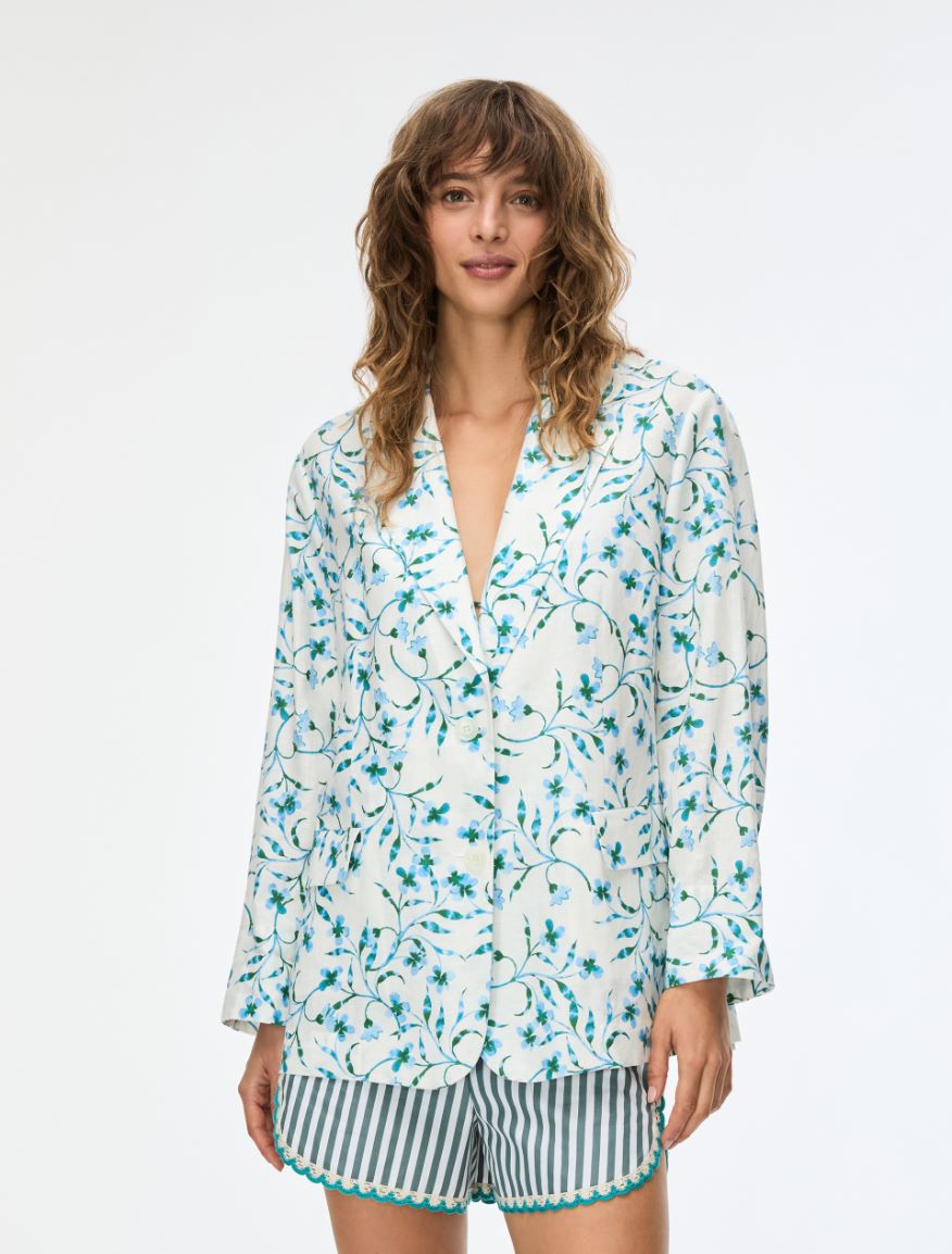 Oversized blazer - IVORY - Iblues